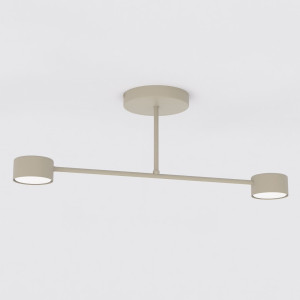 Lampa sufitowa Emibig Halo 2 beżowa 2×GX53