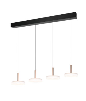 Lampa wisząca Celeste brązowy i odcienie brązu, czarny LED zintegrowany 354910465 - Trio