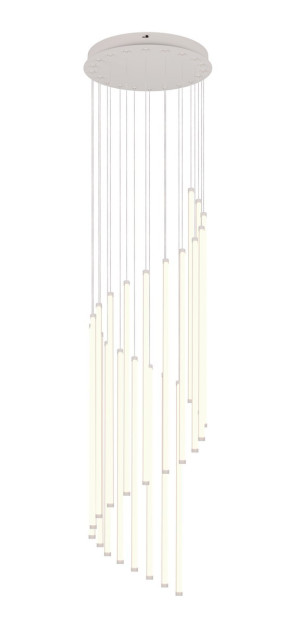 Lampa wisząca Baxter szary i odcienie szarości LED zintegrowany 330632076 - Trio