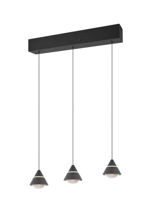 Lampa wisząca Romeo czarny LED zintegrowany 337010332 - Trio