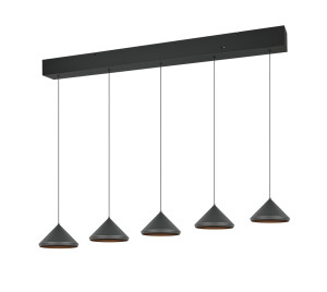 Lampa wisząca Laguna czarny LED zintegrowany 336210532 - Trio