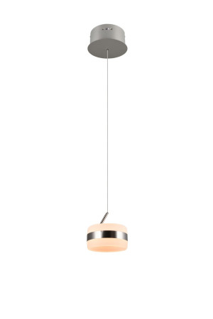 Lampa wisząca Dios srebrny i odcienie srebra LED zintegrowany 331410107 - Trio