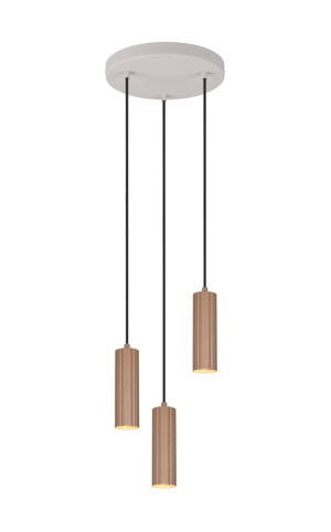 Lampa wisząca Soka brązowy i odcienie brązu GU10 367730365 - Trio