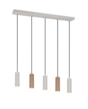 Lampa wisząca Soka brązowy i odcienie brązu GU10 367700565 - Trio