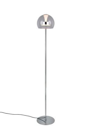 Lampa podłogowa Flynt szary i odcienie szarości LED zintegrowany 431610106 - Trio