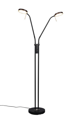Lampa podłogowa Monza czarny LED zintegrowany 423310232 - Trio