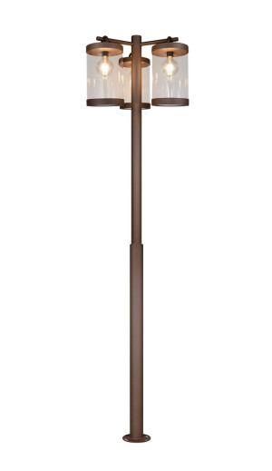 Lampa zewnętrzna stojąca Sambesi Ip44 rdzawy E27 404160324 - Trio