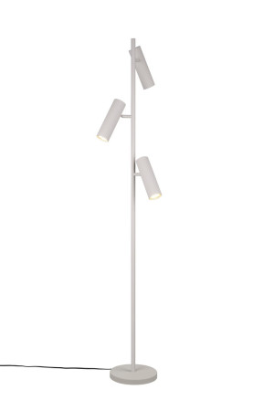Lampa podłogowa Soka szary i odcienie szarości GU10 467700376 - Trio