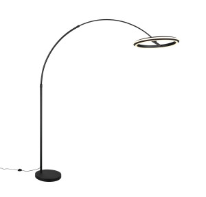 Lampa podłogowa Amador czarny LED zintegrowany 442410132 - Trio