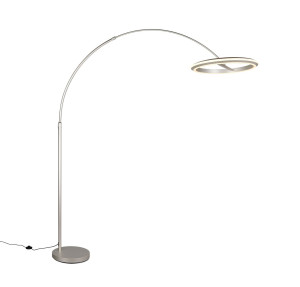 Lampa podłogowa Amador srebrny i odcienie srebra LED zintegrowany 442410107 - Trio