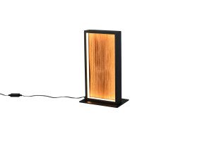 Lampa stołowa Kalea drewno jasne i ciemne LED zintegrowany 555510130 - Trio
