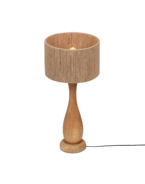 Lampa stołowa Toba naturalny, naturalny E27 567200130 - Trio