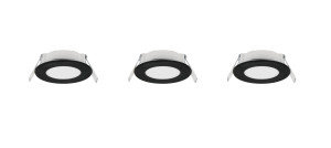 Lampa sufitowa Himal czarny LED zintegrowany 635110302 - Trio