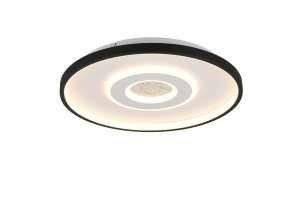 Lampa sufitowa Nazar czarny, biały LED zintegrowany 633910134 - Trio