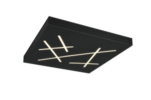 Lampa sufitowa Snip czarny LED zintegrowany 630810132 - Trio