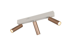 Reflektor Ambala brązowy i odcienie brązu LED zintegrowany 849210365 - Trio
