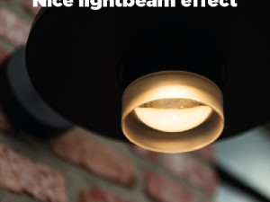 Kinkiet zewnętrzny Plato czarny LED zintegrowany 5213402012 - Lutec