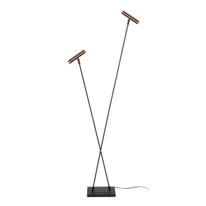 Lampa podłogowa Duarte brązowy i odcienie brązu G9 03751/02/96 - Lucide