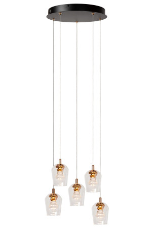 Lampa wisząca Berliane złoty i odcienie złota LED zintegrowany 00430/21/60 - Lucide