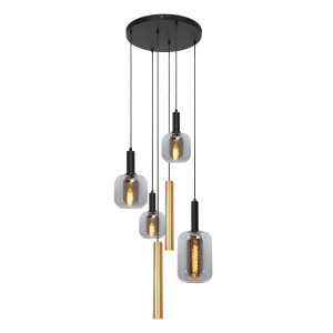 Lampa wisząca Joanet złoty i odcienie złota, czarny E27 45494/16/96 - Lucide