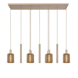 Lampa wisząca Lambres beżowy E27 + GU10 45410/09/41 - Lucide