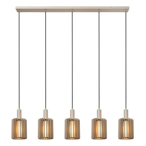 Lampa wisząca Lambres brązowy i odcienie brązu E27 45410/05/41 - Lucide