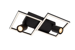 Lampa sufitowa Arianne czarny LED zintegrowany + GU10 53102/24/30 - Lucide