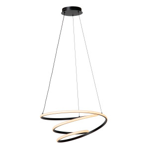 Lampa wisząca Espiral czarny LED zintegrowany 78403/40/30 - Lucide