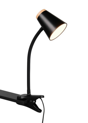 Lampa stołowa Pongo czarny LED zintegrowany R25831102 - RL