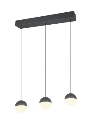 Lampa wisząca Senta czarny i odcienie czerni LED zintegrowany R33553142 - RL