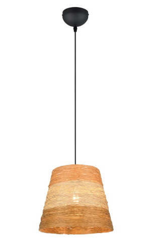 Lampa wisząca Joeline czarny, brązowy i odcienie brązu E27 R31731926 - RL
