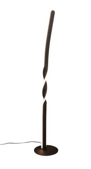 Lampa podłogowa Ginko czarny LED zintegrowany R45791132 - RL