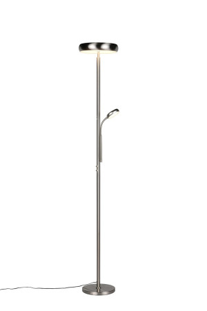 Lampa podłogowa Palermo srebrny i odcienie srebra, biały LED zintegrowany R45741107 - RL