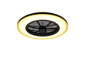 Lampa sufitowa Varpula czarny, złoty i odcienie złota LED zintegrowany R69272180 - RL