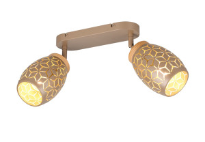 Reflektor Bidar brązowy i odcienie brązu, brązowy i odcienie brązu E14 R81572065 - RL