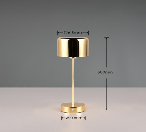 Lampa stołowa Karya Dl103-59151 mosiądz polerowany LED zintegrowany - RL