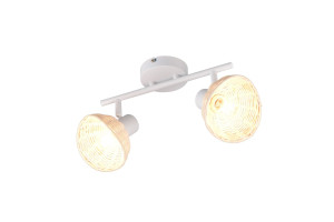 Reflektor Calvi biały, naturalny E14 R86782031 - RL