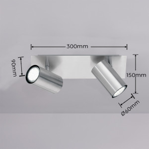 Reflektor Vantos Dl207802400 nikiel mat GU10 - Trio