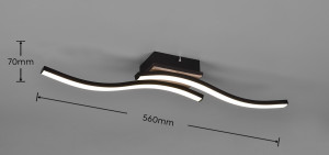 Lampa sufitowa Norve Dl135-62472 drewno jasne i ciemne, biały LED zintegrowany - RL