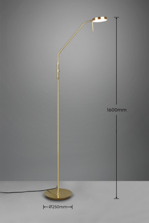 Lampa podłogowa Nemio Dl108423310 mosiądz mat LED zintegrowany - Trio