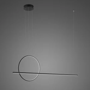 Lampa wisząca Linea No.2 120x40 cm 39W 4000K IP44 czarna Altavola Design