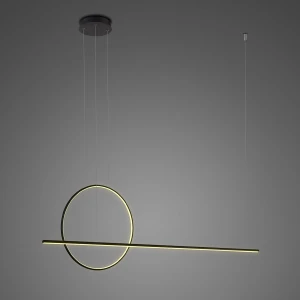 Lampa wisząca Linea No.2 120x40 cm 39W 3000K IP44 czarna Altavola Design