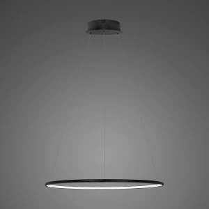 Lampa wisząca Ledowe Okręgi No.1 40 cm 21W 3000K czarna Altavola Design