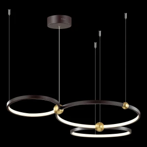 Lampa wisząca Aurora No.3 50 cm 63W 3000K czarna Altavola Design