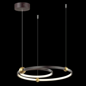 Lampa wisząca Aurora No.2 50 cm 49W 3000K czarna Altavola Design
