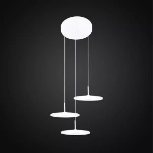 Lampa wisząca VINYL 3 LED 12W biała Altavola Design