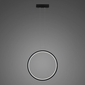 Lampa wisząca Ledowe Okręgi No.1 X 40 cm 22W 3000K IP44 czarna Altavola Design