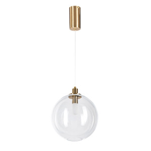 Lampa wisząca Polar 25 cm 6W przezroczysta złota Altavola Design