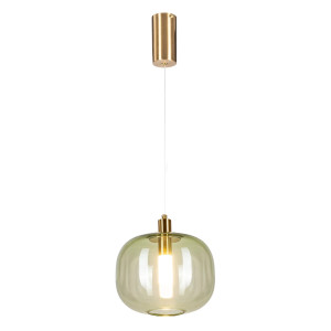 Lampa wisząca Polar 19 cm 6W oliwkowa złota Altavola Design