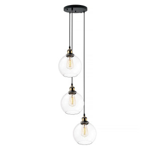 Żyrandol New York Loft transparentny 20 cm - Altavola